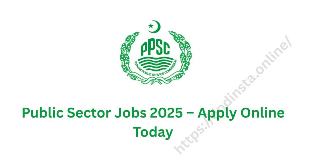 Public Sector Jobs 2025 – Apply Online Today